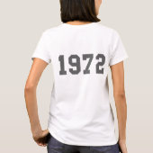Geboren in 1972 t-shirt (Achterkant)
