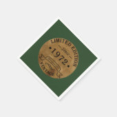 geboren in 1972 verjaardag servet (Hoek)