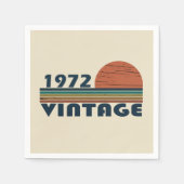 geboren in 1972  verjaardag servet (Voorkant)