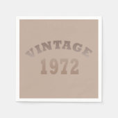 geboren in 1972  verjaardag servet (Voorkant)