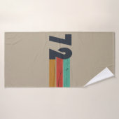 Geboren in 1972  verjaardagscadeau badhanddoek (Badhanddoek)