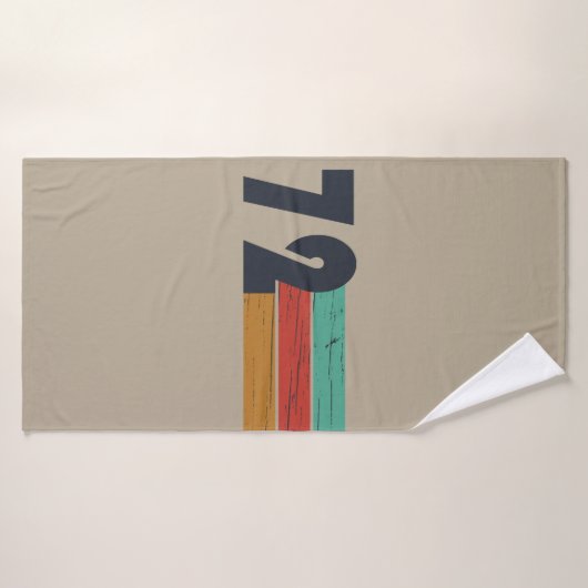 Geboren in 1972  verjaardagscadeau badhanddoek (Badhanddoek)