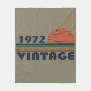 Geboren in 1972  verjaardagscadeau fleece deken