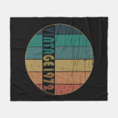 Geboren in 1972  verjaardagscadeau fleece deken (Voorkant (Horizontaal))