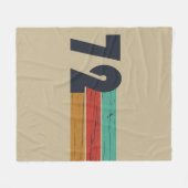 Geboren in 1972  verjaardagscadeau fleece deken (Voorkant (Horizontaal))