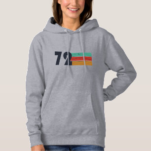 Geboren in 1972 verjaardagscadeau hoodie