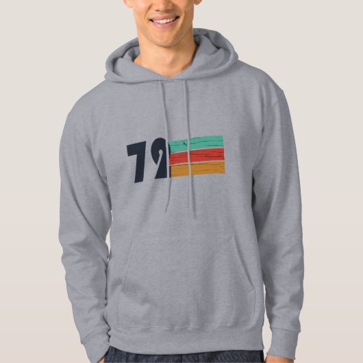 Geboren in 1972  verjaardagscadeau hoodie (Voorkant)
