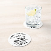 geboren in 1972  verjaardagscadeau mannen cadeau ronde kartonnen onderzetter (Insitu)