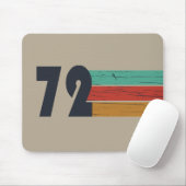 Geboren in 1972  verjaardagscadeau muismat (Met muis)