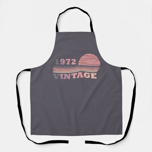 Geboren in 1972  verjaardagscadeau schort (Voorkant)