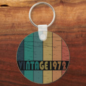 Geboren in 1972  verjaardagscadeau sleutelhanger (Voorkant)