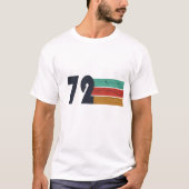 Geboren in 1972  verjaardagscadeau t-shirt (Voorkant)