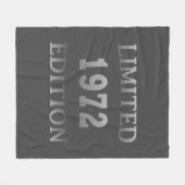 geboren in 1972 verjaardagsverjaardag fleece deken (Voorkant (Horizontaal))