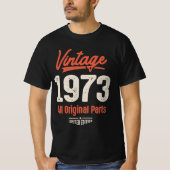 geboren in 1973 - 49e verjaardag Retro Classic T-shirt (Voorkant)