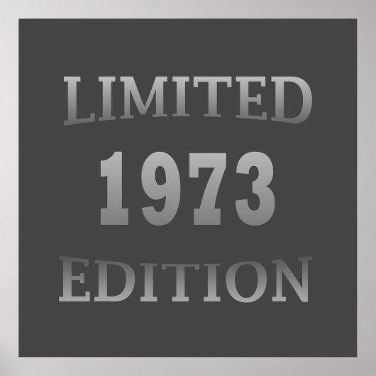 geboren in 1973 50e verjaardag , beperkte uitgave poster (Voorkant)
