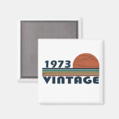 geboren in 1973  50e verjaardag magneet (Voorkant / Achterkant)