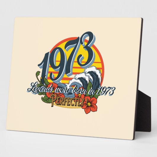 Geboren in 1973 fotoplaat (Zijkant)