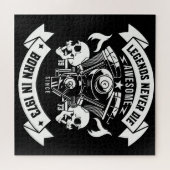 Geboren in 1973 geweldige Legend Legpuzzel (Horizontaal)