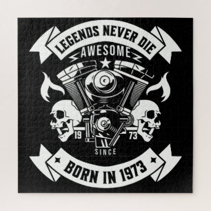 Geboren in 1973 geweldige Legend Legpuzzel