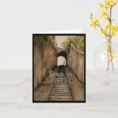 Geboren in 1973 kaart (Gele Bloem)