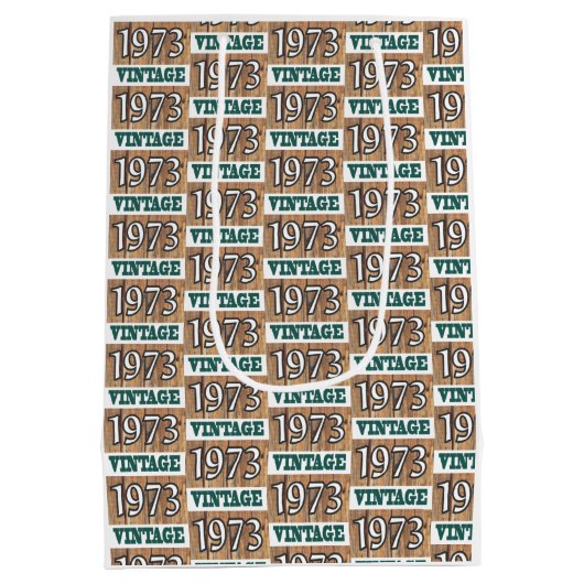 Geboren in 1973 middelgrote cadeautas (Achterkant)