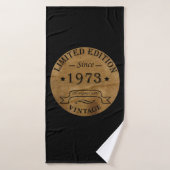 Geboren in 1973 op  verjaardag badhanddoek (Badhanddoek)