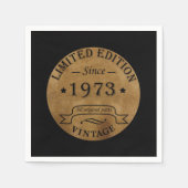 Geboren in 1973 op  verjaardag servet (Voorkant)