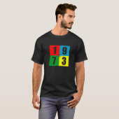 Geboren in 1973 Retro  49th Limited Edition Bi T-shirt (Voorkant volledig)