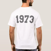 Geboren in 1973 t-shirt (Achterkant)