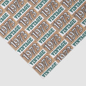 Geboren in 1973 tissuepapier (Detail)