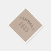 geboren in 1973 verjaardag servet (Hoek)