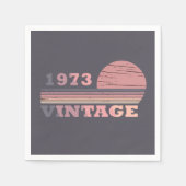 geboren in 1973 verjaardag servet (Voorkant)