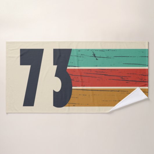 Geboren in 1973 verjaardagscadeau badhanddoek (Badhanddoek)