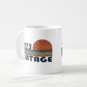 Geboren in 1973  verjaardagscadeau koffiemok (Voorkant links)