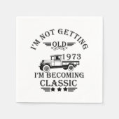 geboren in 1973  verjaardagscadeau mannen cadeau servet (Voorkant)