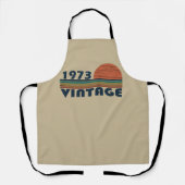 Geboren in 1973  verjaardagscadeau schort (Voorkant)