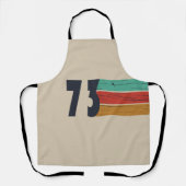 Geboren in 1973  verjaardagscadeau schort (Voorkant)