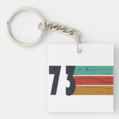 Geboren in 1973  verjaardagscadeau sleutelhanger (voorkant)