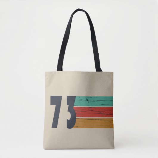 Geboren in 1973  verjaardagscadeau tote bag (Voorkant)