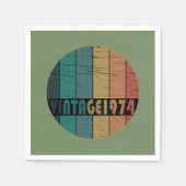 Geboren in 1974 op  verjaardag servet (Voorkant)