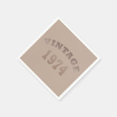 Geboren in 1974 op  verjaardag servet (Hoek)