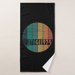 Geboren in 1974 verjaardagscadeau badhanddoek