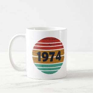 Geboren in 1974  verjaardagscadeau koffiemok