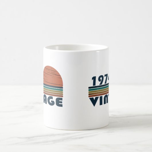 Geboren in 1974  verjaardagscadeau koffiemok (Center)