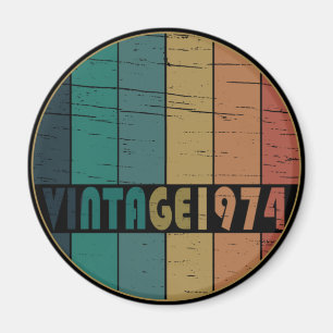 Geboren in 1974  verjaardagscadeau magneet