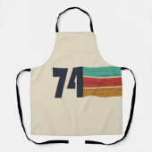 Geboren in 1974  verjaardagscadeau schort (Voorkant)