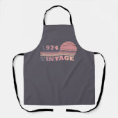 Geboren in 1974  verjaardagscadeau schort (Voorkant)