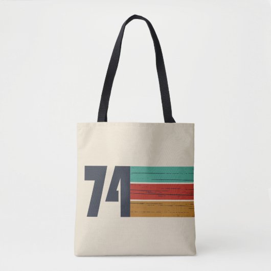 Geboren in 1974  verjaardagscadeau tote bag (Voorkant)