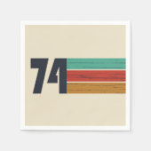 Geboren in 1974  verjaardagsfeest servet (Voorkant)