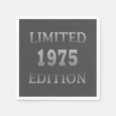 Geboren in 1975, 50ste verjaardag servet (Voorkant)